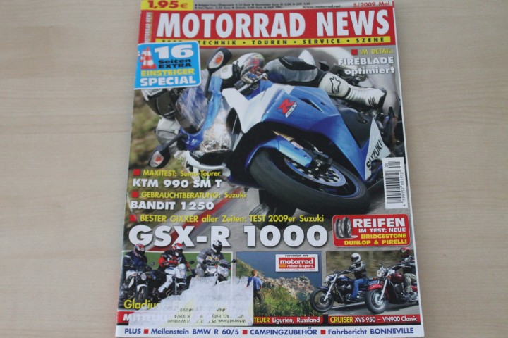 Deckblatt Motorrad News (05/2009)
